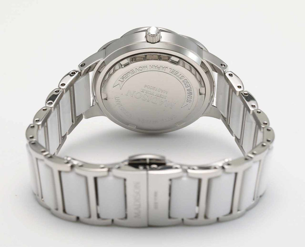 マディソンニューヨーク 腕時計 コートランド MA012004-1 裏ぶた画像