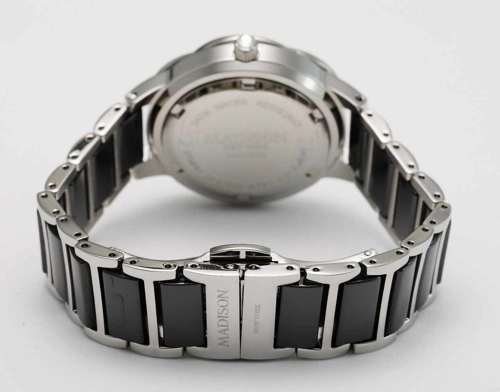 マディソンニューヨーク 腕時計 コートランド MA012004-3 裏ぶた画像
