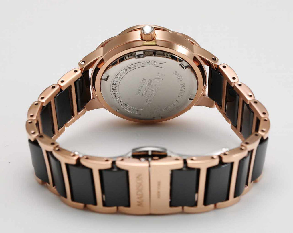 マディソンニューヨーク 腕時計 コートランド MA012004-5 裏ぶた画像