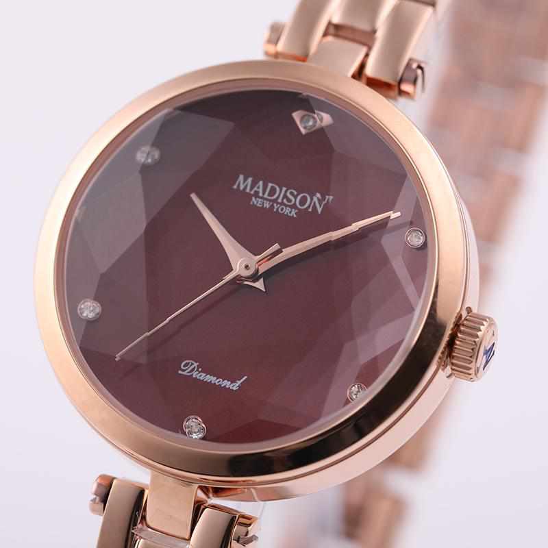 マディソンニューヨーク 腕時計 マーサー MA012007-6 裏ぶた画像